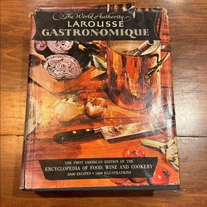 Vintage Larousse Gastronomique Encyclopedia Food Wine Cookery 1961 Hardcover